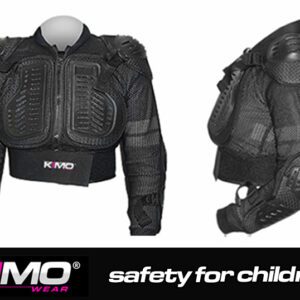Peto Niño manga larga con protecciones ROJO