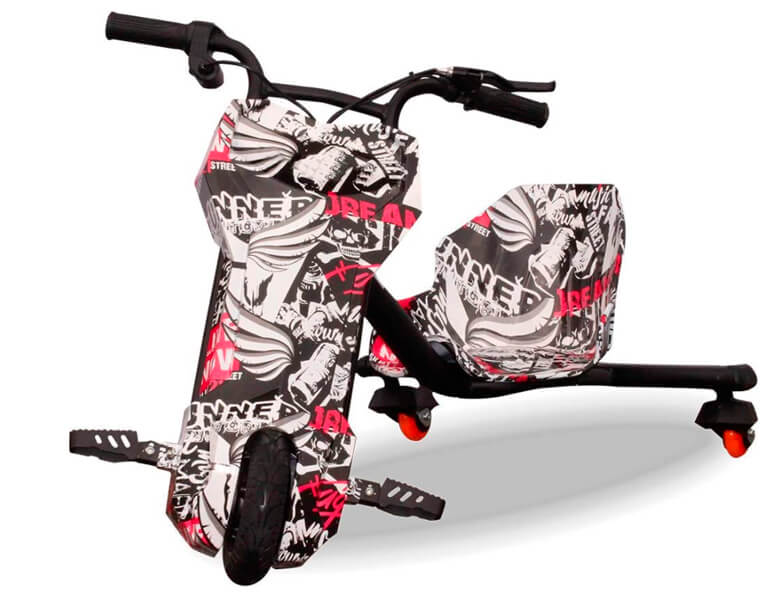 Patinete Electrico 3 ruedas Milano Trike Drift 350w - Imagen 2