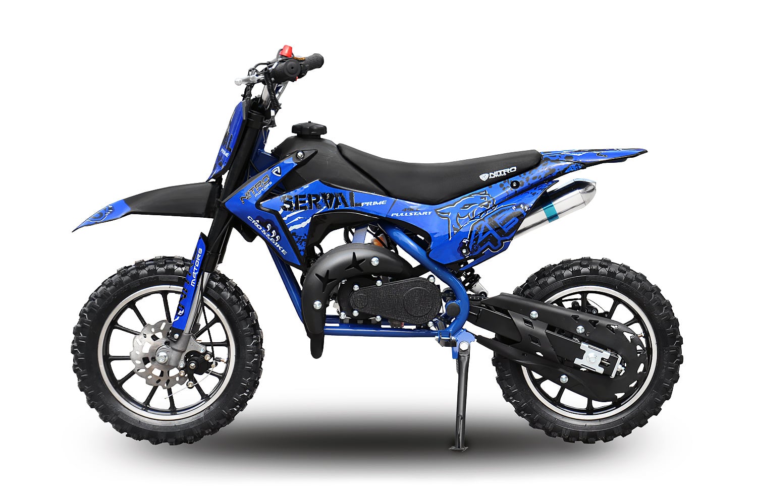 Mini moto de cross infantil 49cc Nitro Milano Serval PRM 10" - Imagen 2