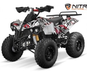 NITRO MOTORS 1000W Eco midi Quad infantil Warrior Sport 8" Graffiti