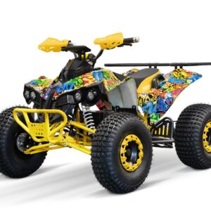 NITRO MOTOR 1000W 48V Eco midi Quad infantil Warrior Sport 8" Graffiti