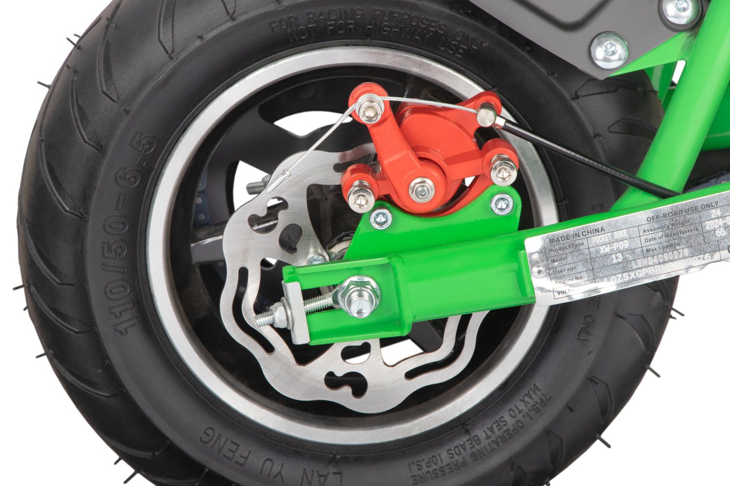Minimoto carretera Pocket Bike Milano Nitro Motors 49cc Rocket VX 6" Sport 2 - Imagen 6