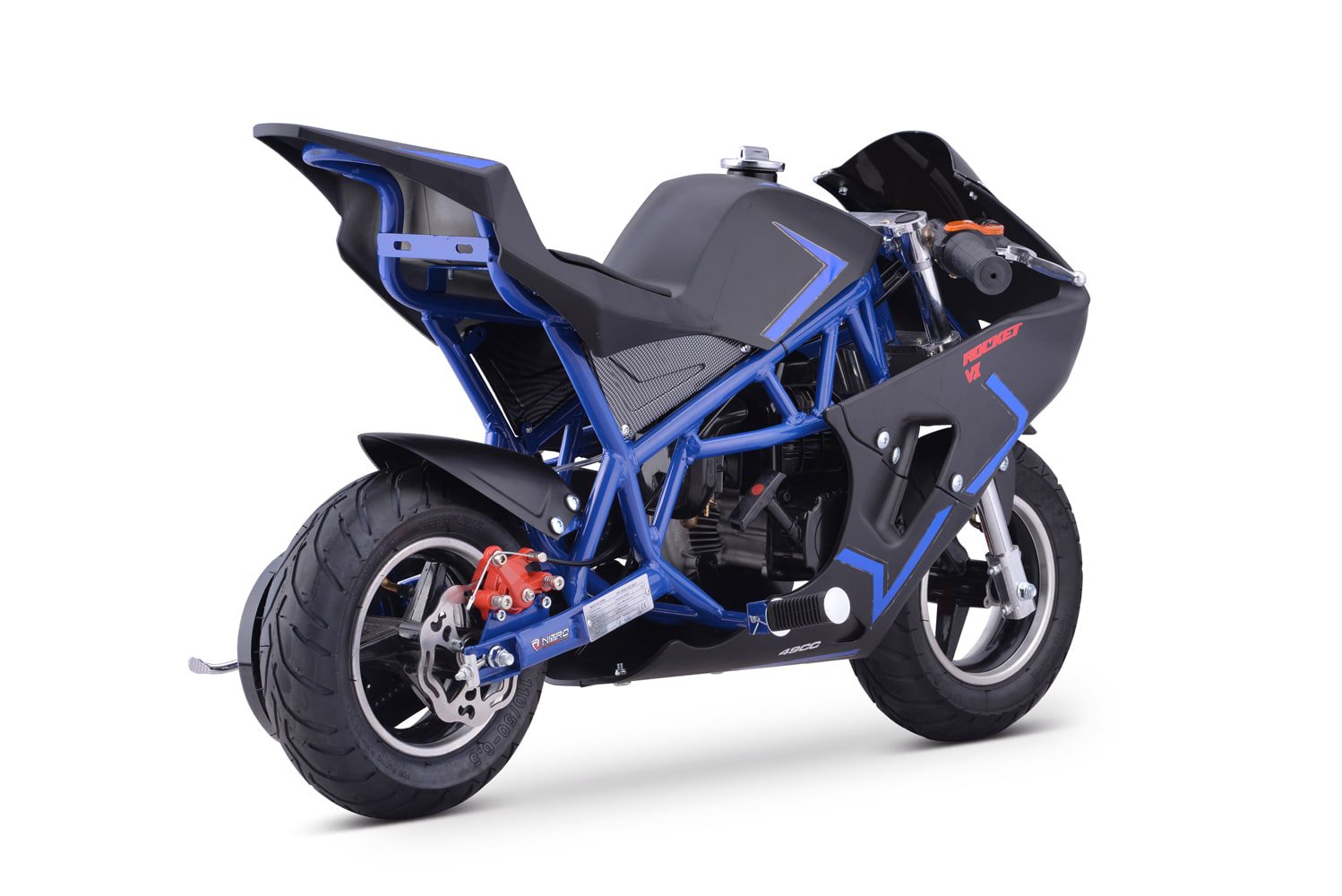 Minimoto carretera Pocket Bike Milano Nitro Motors 49cc Rocket VX 6" Sport 2 - Imagen 4