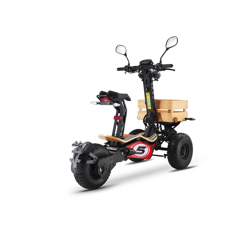 Patinete eléctrico Velocifero EEC Mad Truck 1800W 60V 6 pulgadas con batería de litio - Imagen 14