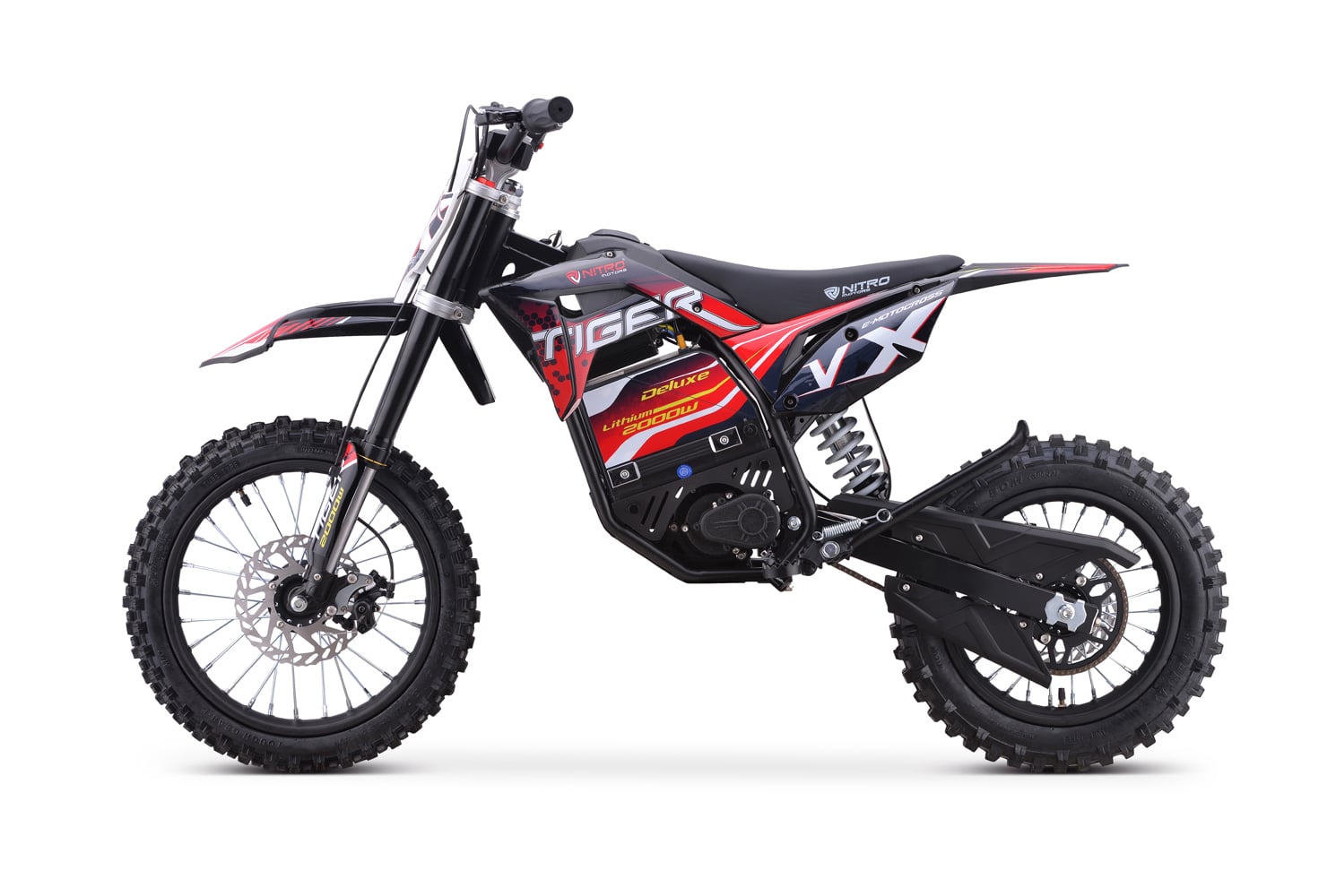 Pitbike Nitro Tiger VX Eco 2000W 60V 15.6Ah Litio 14"/12" - Imagen 3