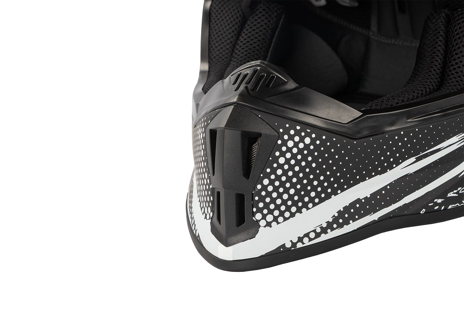 KIMO BRO V2 Sport Casco de Cross negro mate para con certificación ECE - Imagen 4