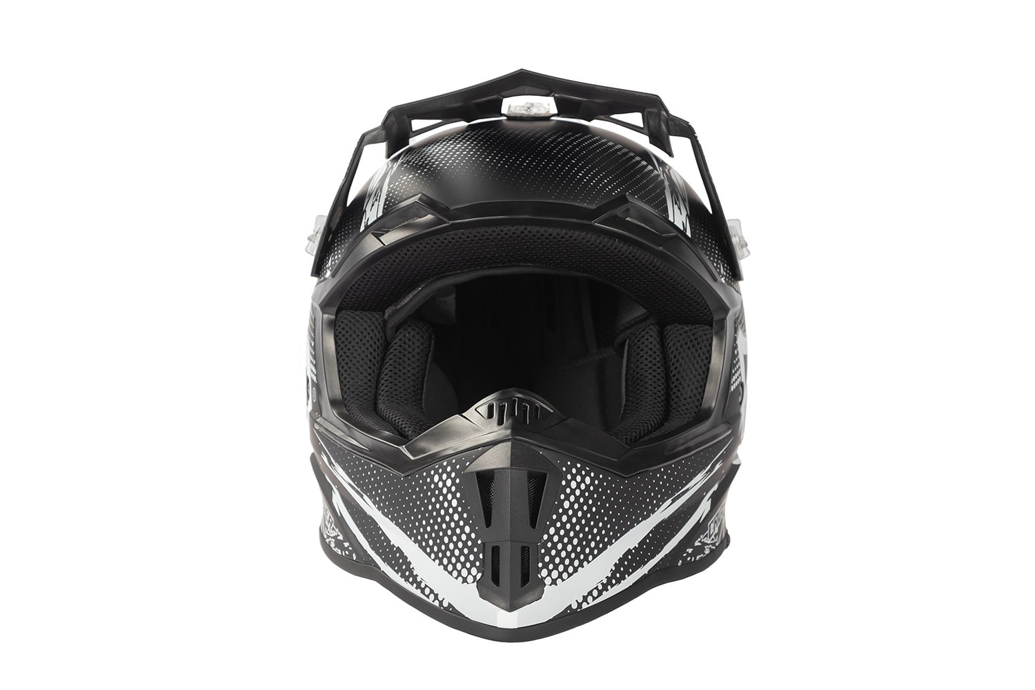 KIMO BRO V2 Sport Casco de Cross negro mate para con certificación ECE - Imagen 3